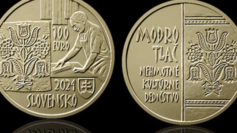 Golden tribute to Slovak heritage: €100 coin celebrates the beauty and tradition of blueprint!